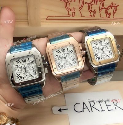 Replica Cartier Santos Chronograph Watch 38mm